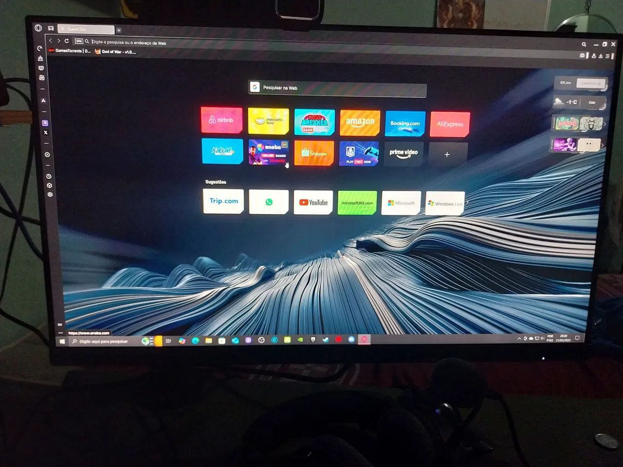 Monitor AOC 24G2SE 24 polegadas Full HD 1.5A - Foto 4
