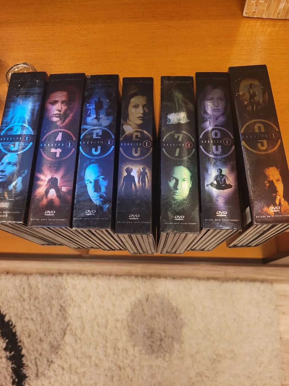 Coleção DVD Arquivo X , temporada 3 a 9, box completo,