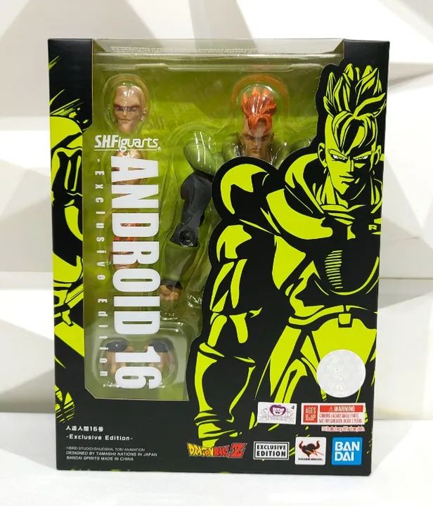 Bandai Sh Figuarts Dragon Ball Z Android 16 Exclusive Sdcc