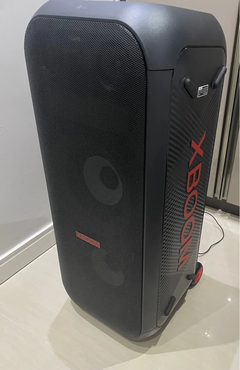 TORRE DE SOM LG XBOOM MODELO XL9T TOP DE LINHA NOVA NA CAIXA COM NF, 1.000 WATTS RMS