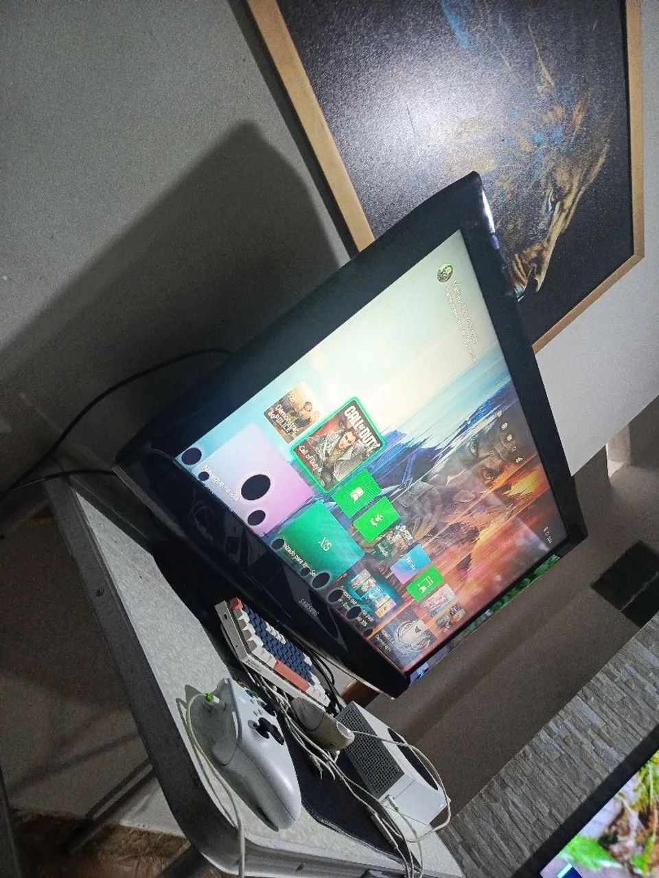 Tv Samsung com detalhe funcionando! - Foto 2