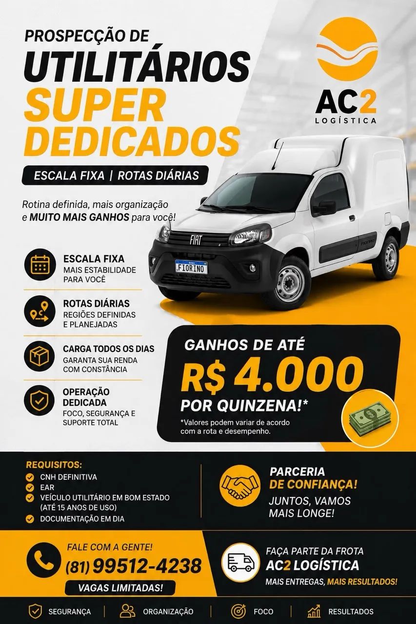 Agregando Veículos Urgente