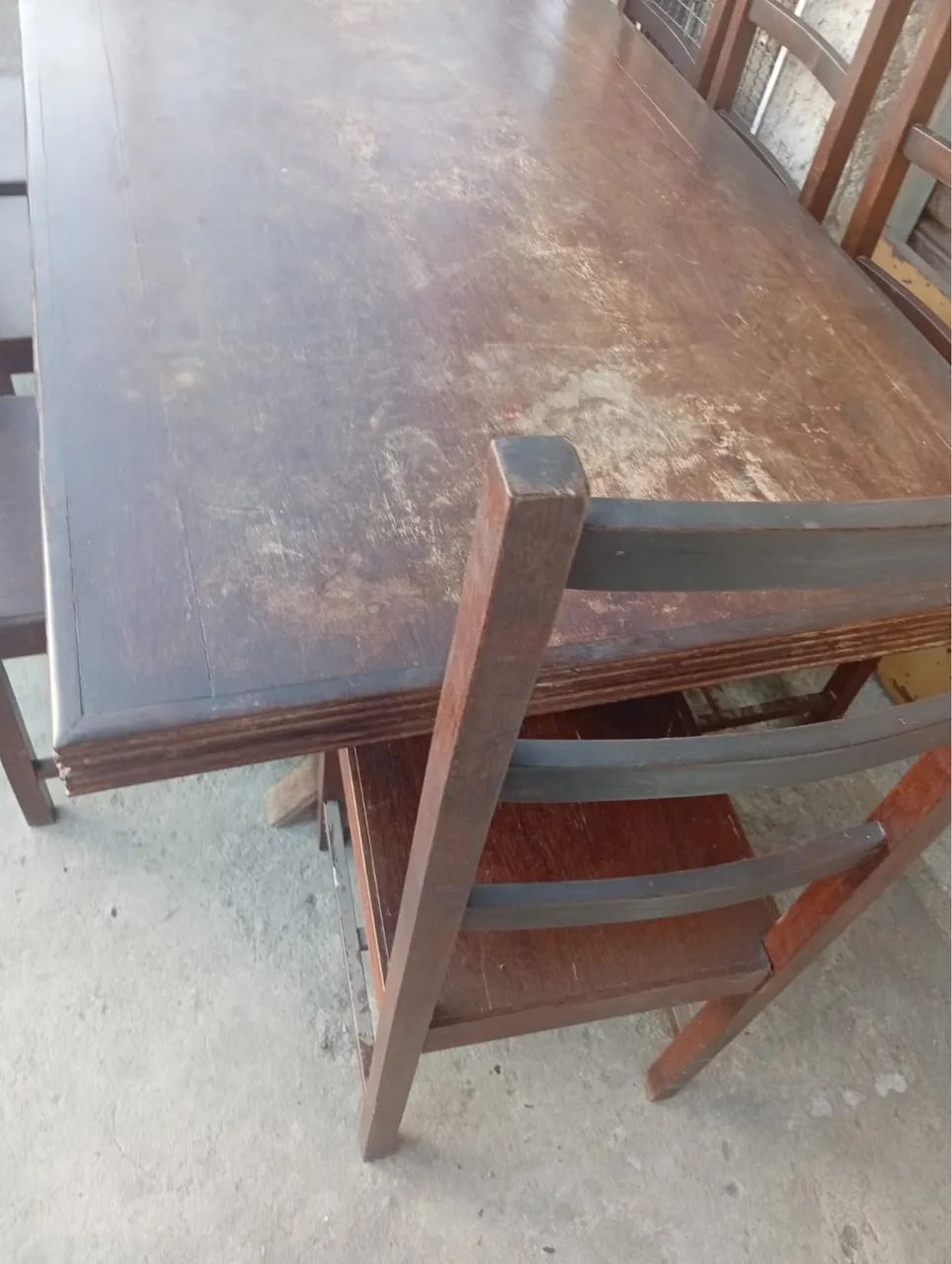 Mesa grande com 8 cadeiras de sucupira - Foto 3