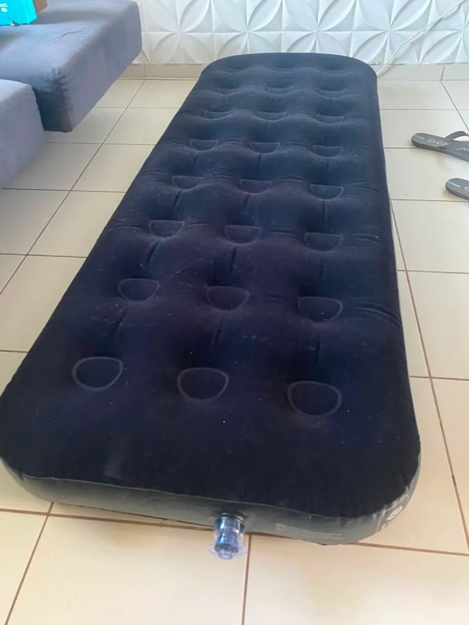 CAMA INFLAVEL SOLTEIRO + BOMDA DE AR - Foto 2