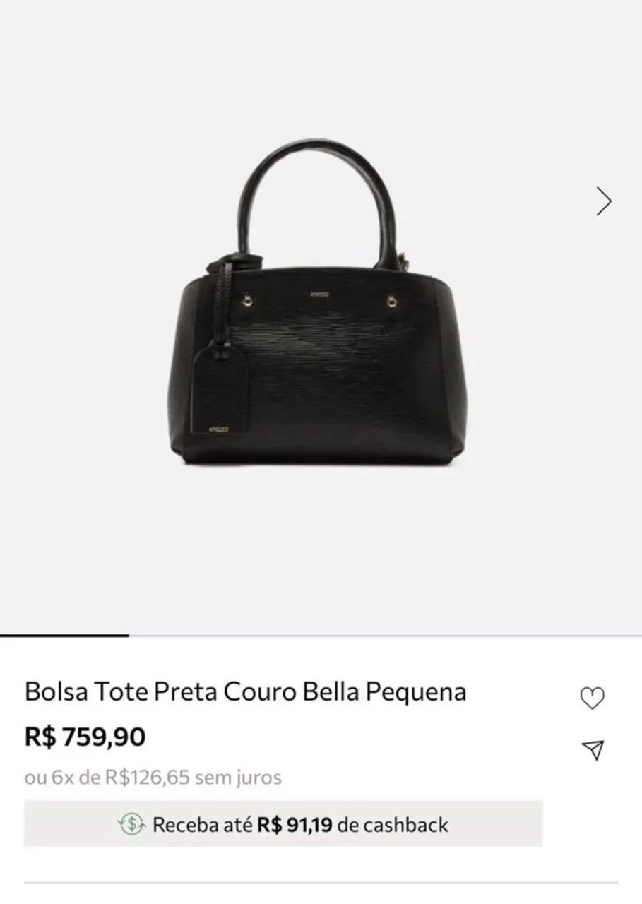 Bolsa Arezzo em Couro - Foto 2