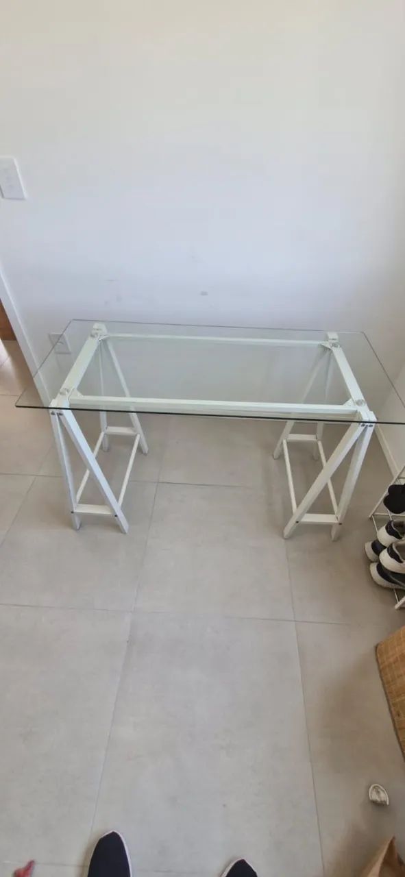 Mesa de Escritório de Vidro