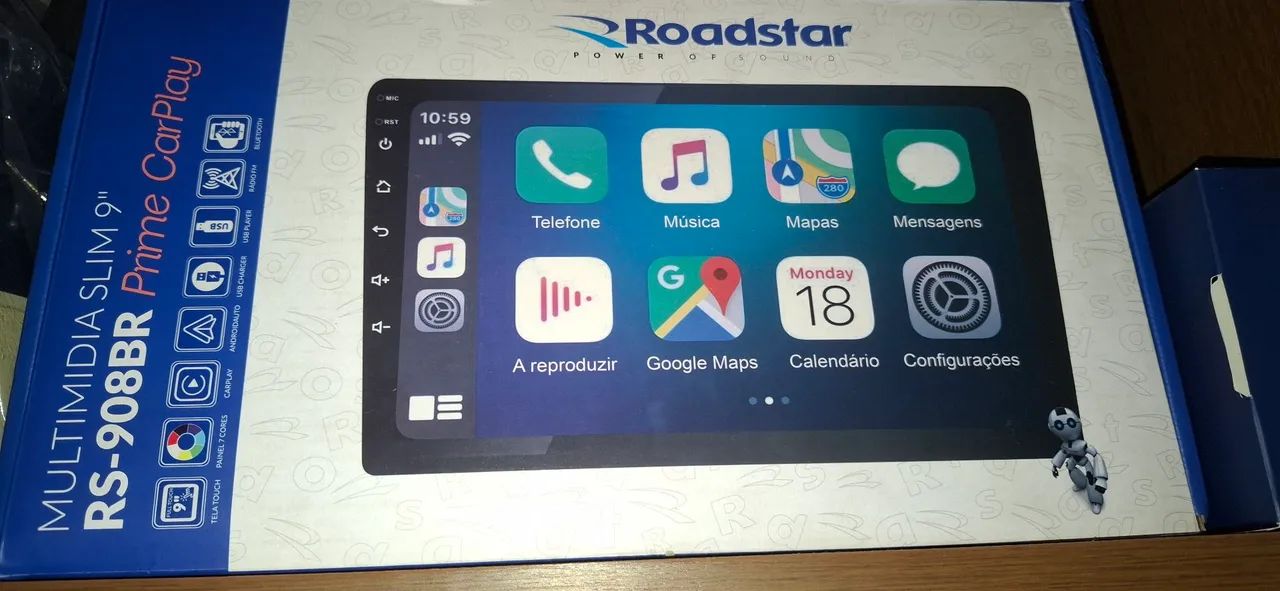 Multimídia Roadstar RS 908BR