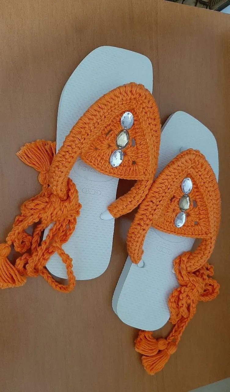 Sandália de Verão Customizada - Foto 4
