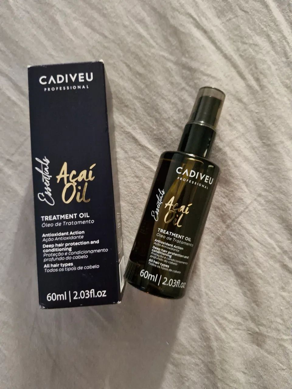 Oleo de tratamento capilar Cadivel Açai Oil