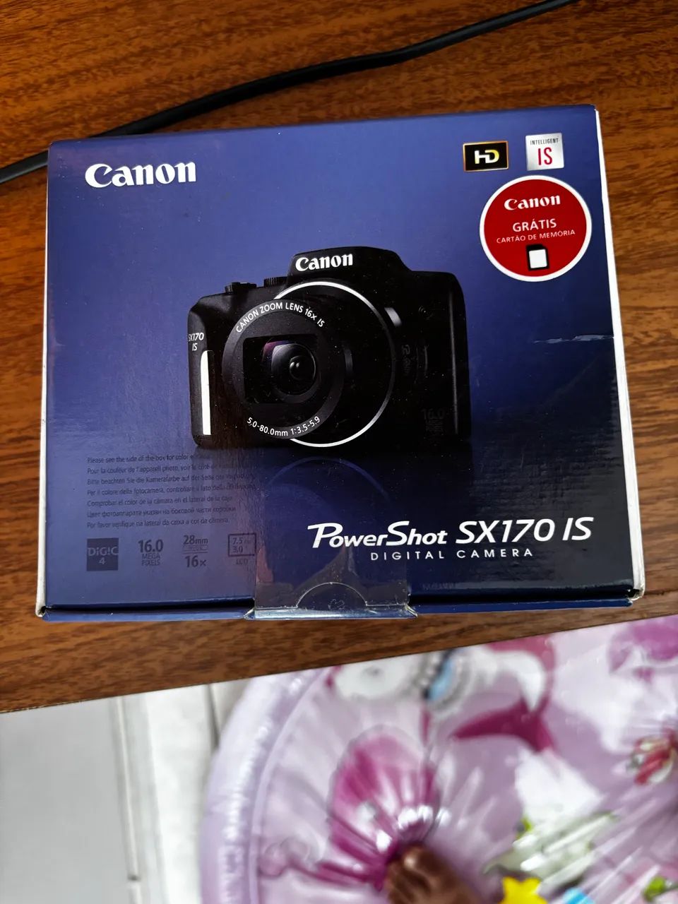 Câmera Cânon Powershot SX170 IS (LACRADA) - Foto 3