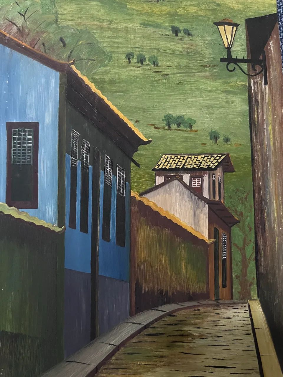 Óleo sobre Eucatex Dereck 1984  - Foto 3