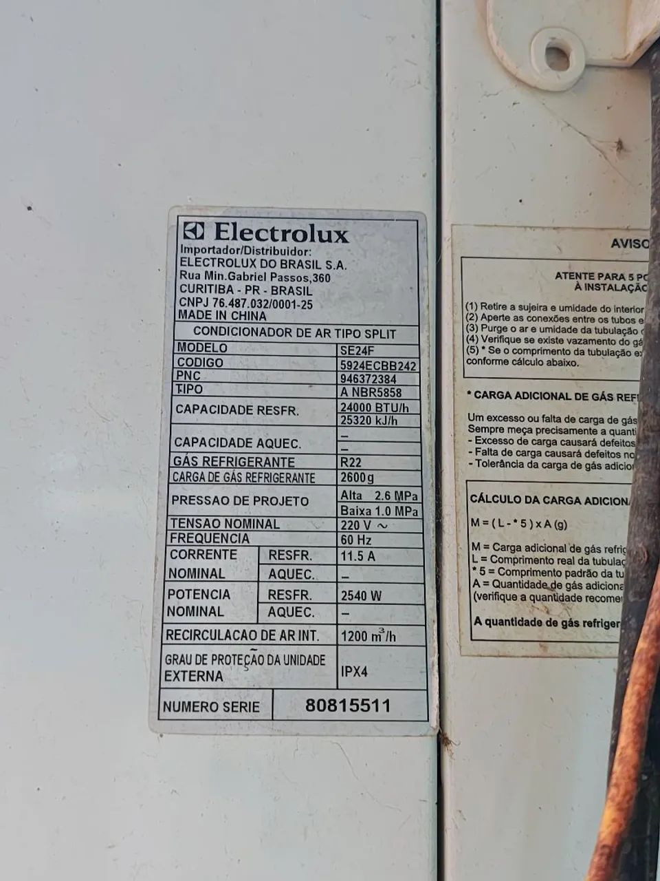 Ar condicionado Eletrolux 24.000 btus 220v - Foto 4