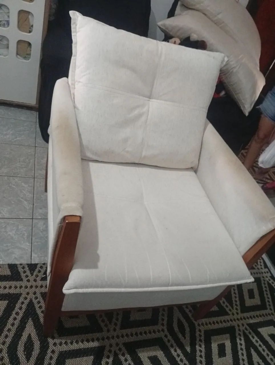 Linda poltrona de marca luxo 