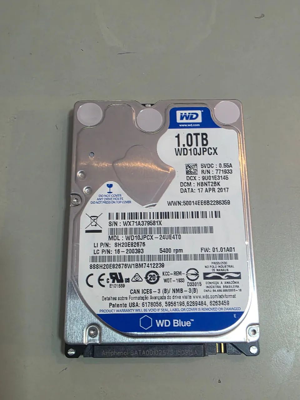 Hard disk 1TB WD Sata pra note