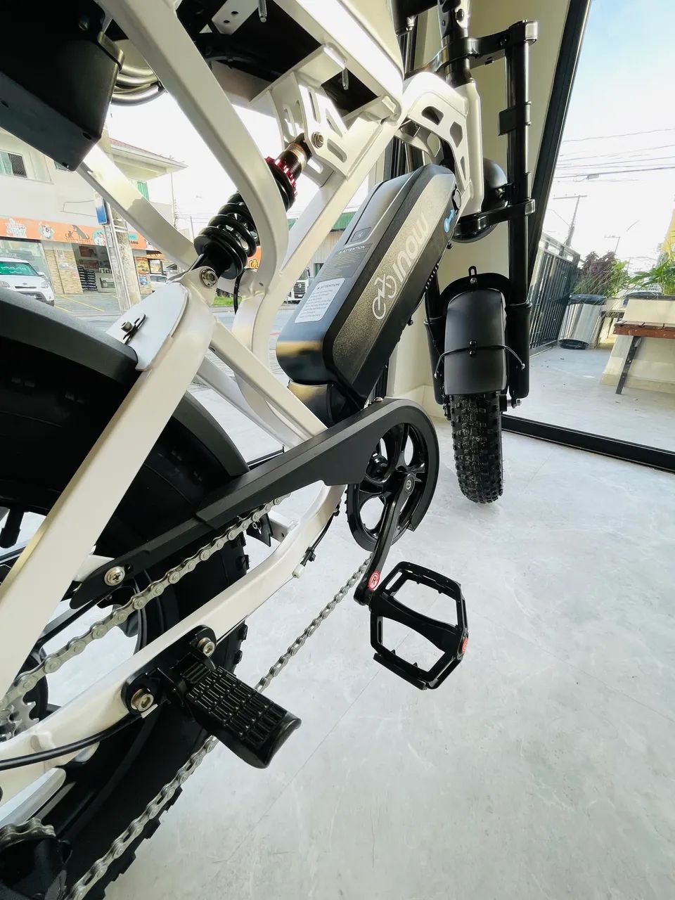 Bicicleta elétrica V20 Mini 750w - Foto 4
