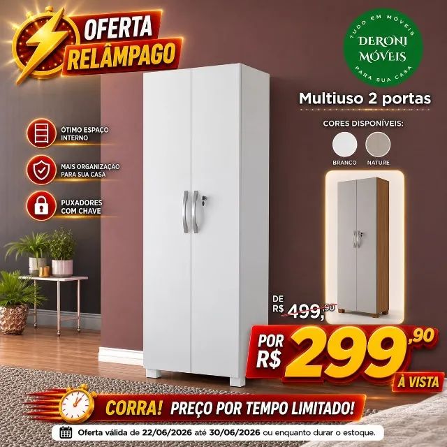 MULTIUSO C/ CHAVE NOVO MONTAGEM GRATUITA