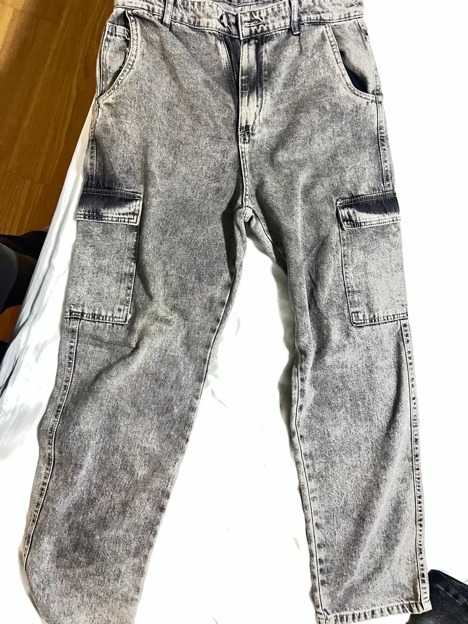 Calça baggy cinza 