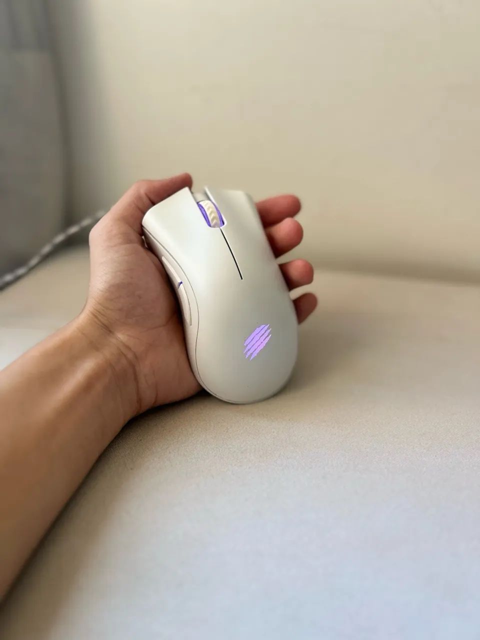 Mouse Gamer OEX Boreal Branco
