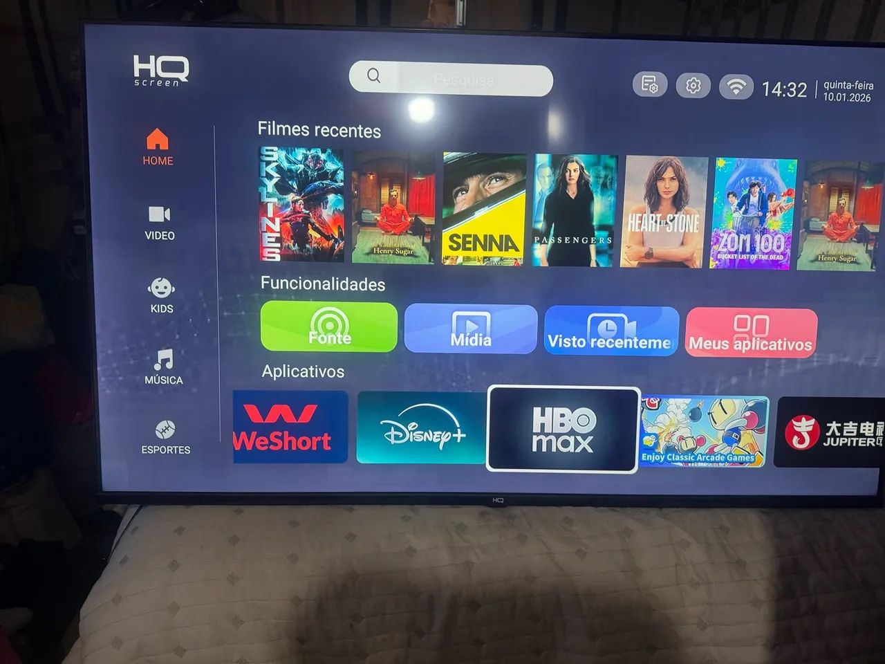 Smart tv 50 4K Bluetooth comando de voz  - Foto 3