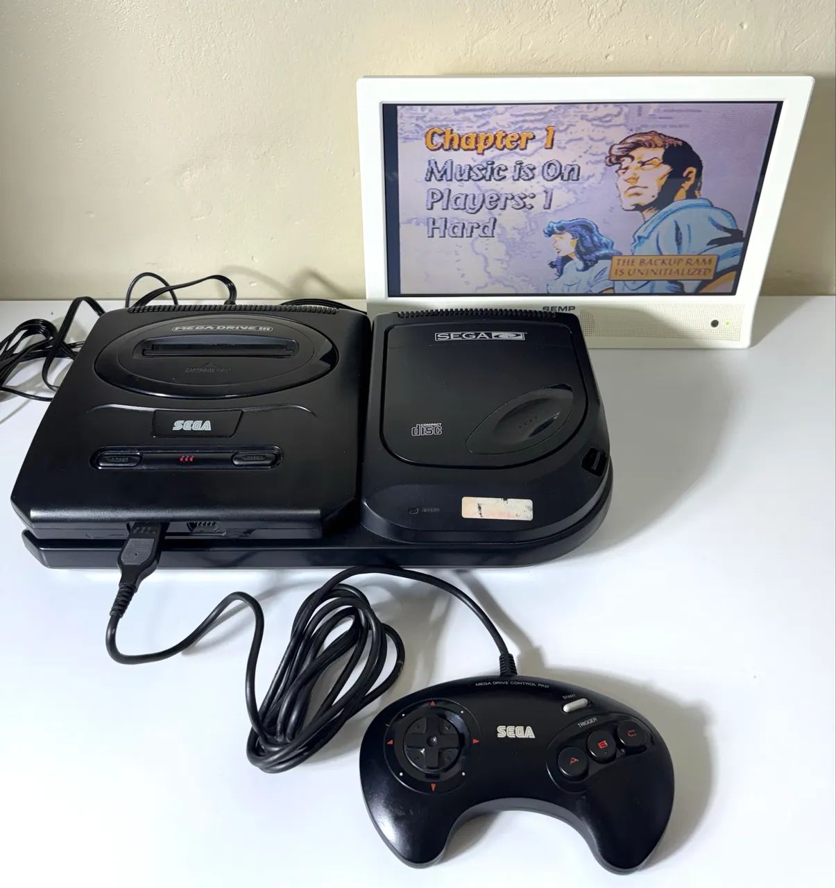 Sega cd + mega drive 3