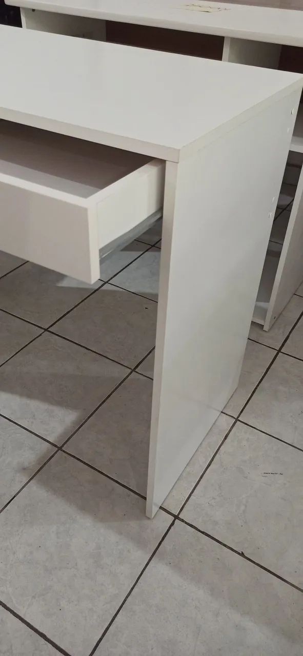 Mesa 90cm com 2 gavetas  - Foto 4