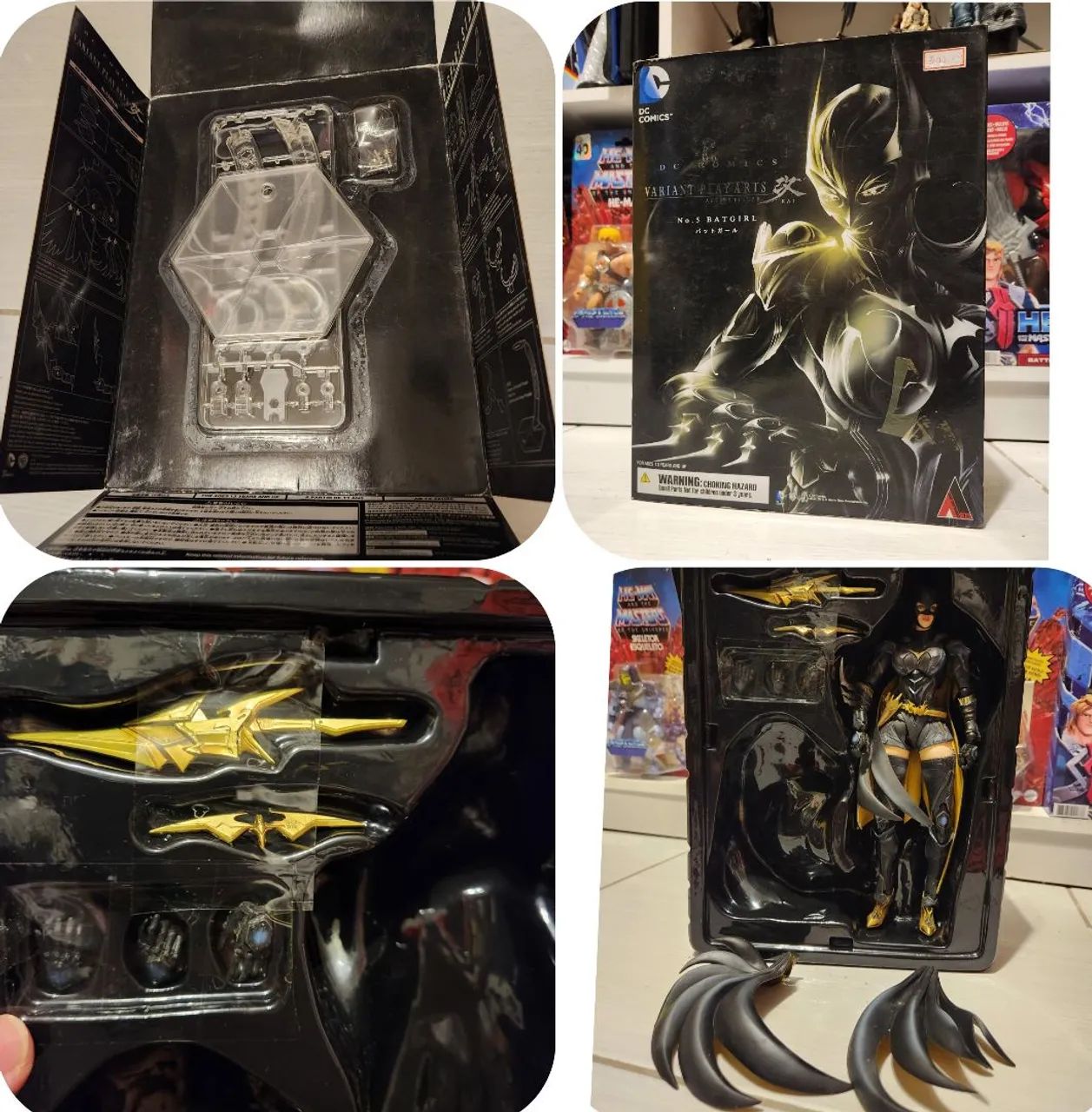 Figura de ação PLAY ARTS KAI VARIANT BATGIRL DC Comics Square Enix - Foto 3
