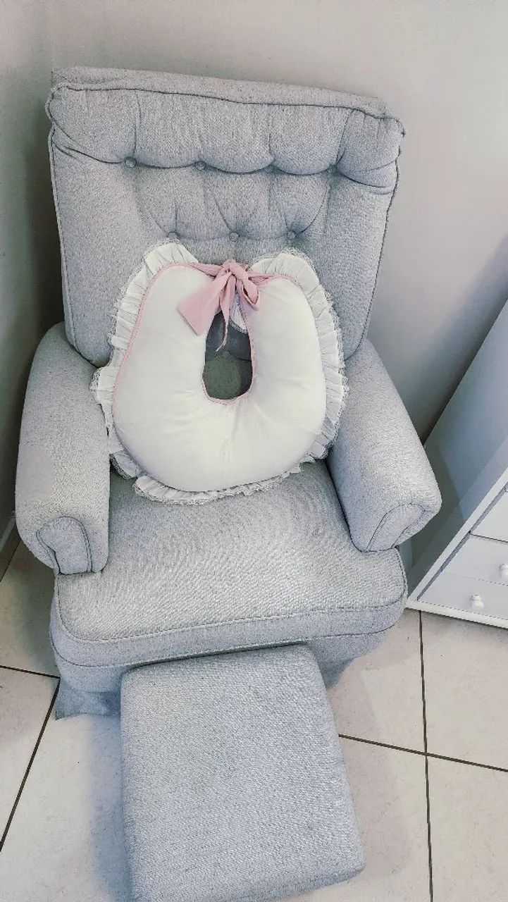 Poltrona de amamentação de balanço - Foto 4