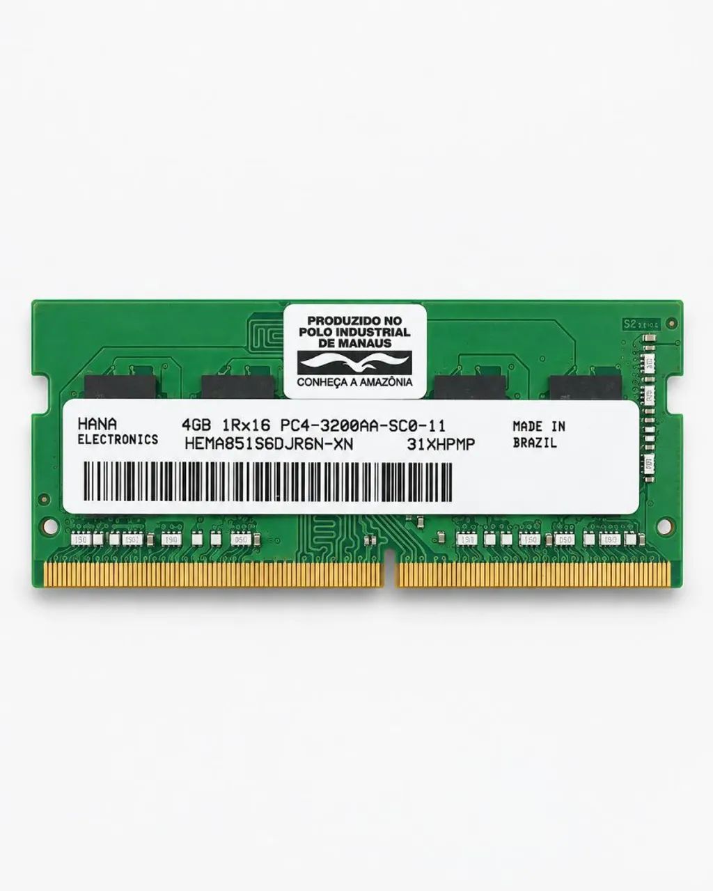 Memória RAM 4GB DDR4 3200MHz para Notebook SO-DIMM