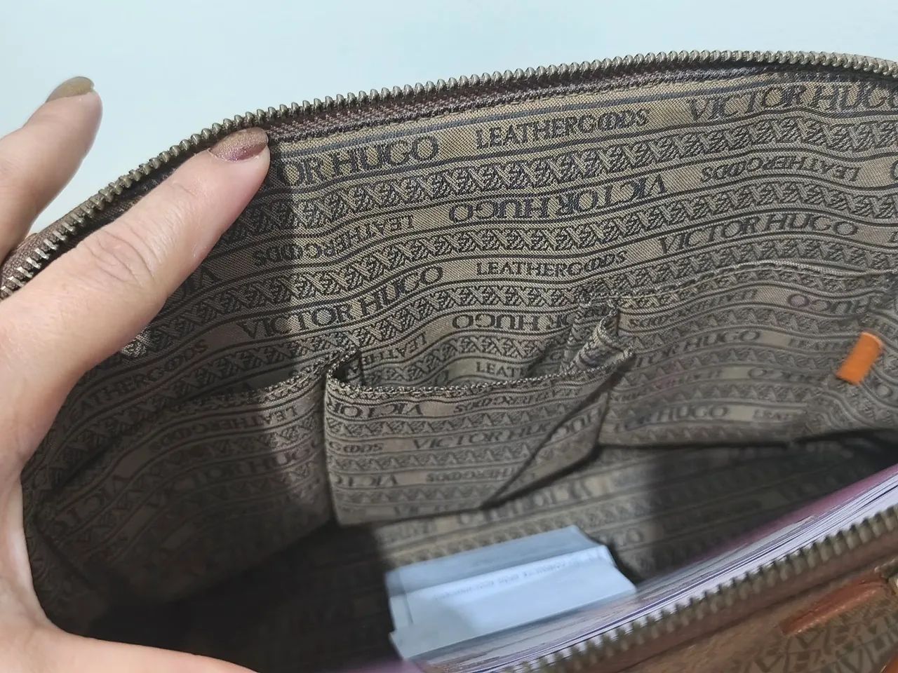 Bolsa baú vintage Victor hugo - Foto 3