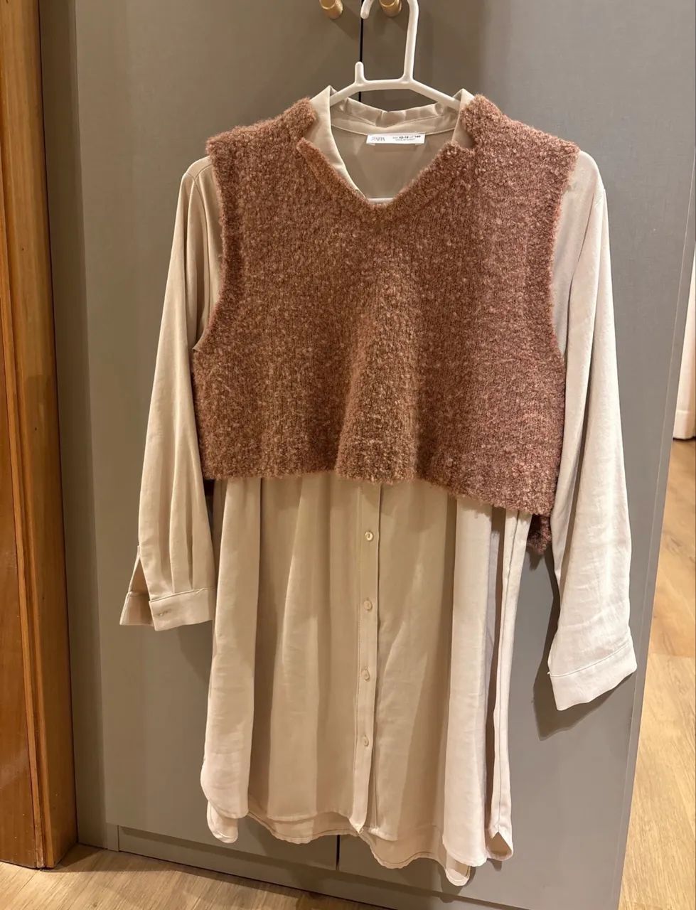 Conjunto vestido e colete Zara  - Foto 2