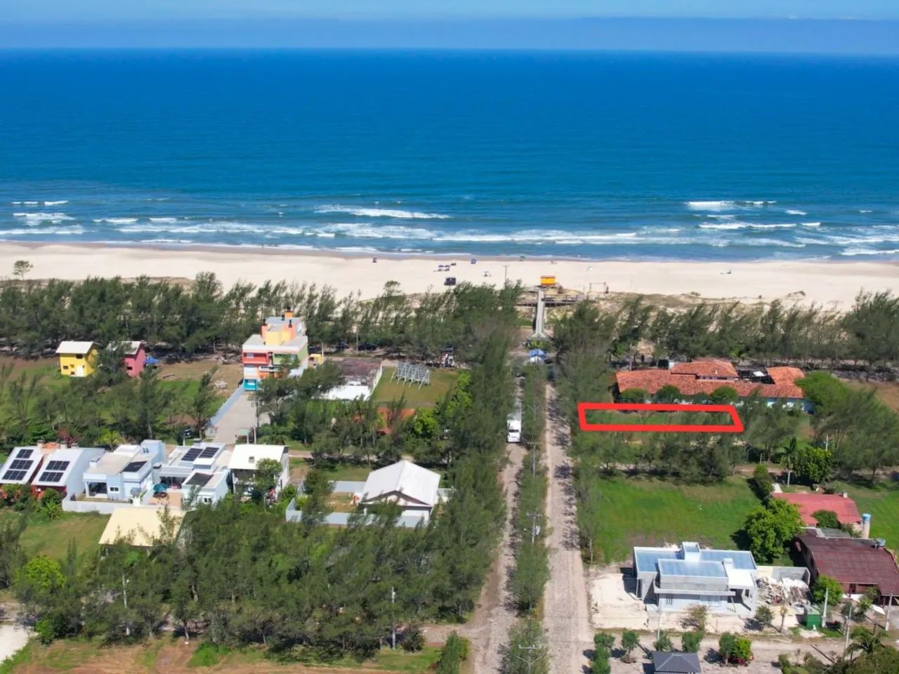 Terreno na Quadra Beira Mar Lagoa cortada