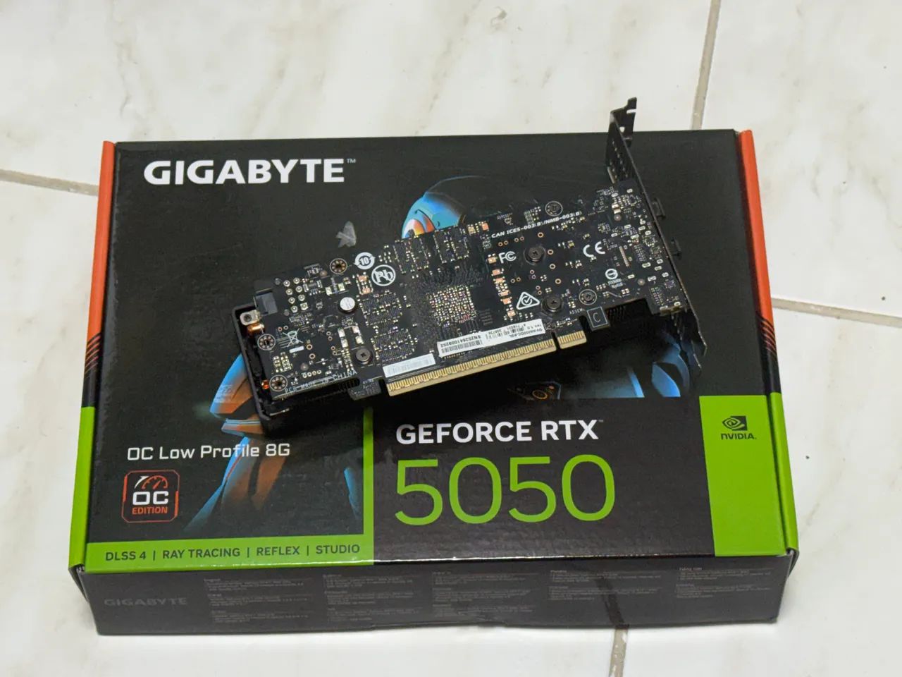 Placa de vídeo gpu nvidia rtx 5050 gigabyte windforce low profile lp 8gb - Foto 2
