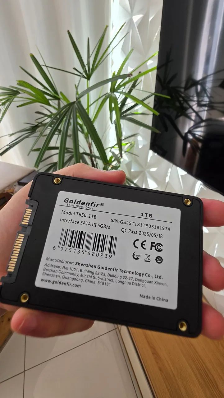 SSD Sata 1 TERA Goldenfir - Foto 2