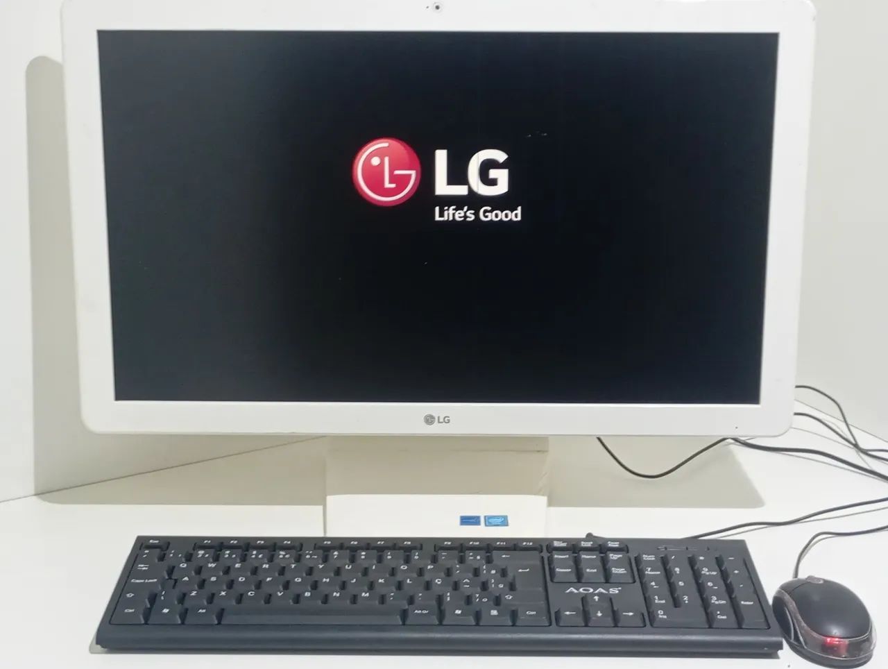  Computador LG All In One 22V240, Tela 22 Polegadas Ótimo Empresas Ifood, Estudos,Internet