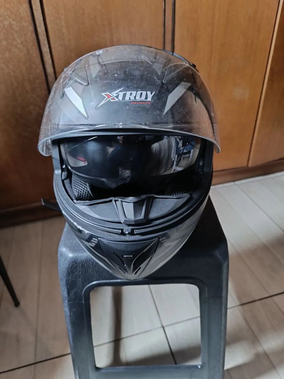 Capacete Xtroy Tam 58 usado - Foto 2