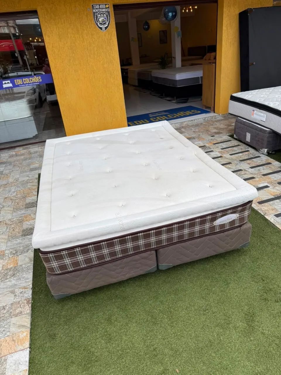 Cama box Queen Size MAXFLEX SEMINOVA - ENTREGO  - Foto 4
