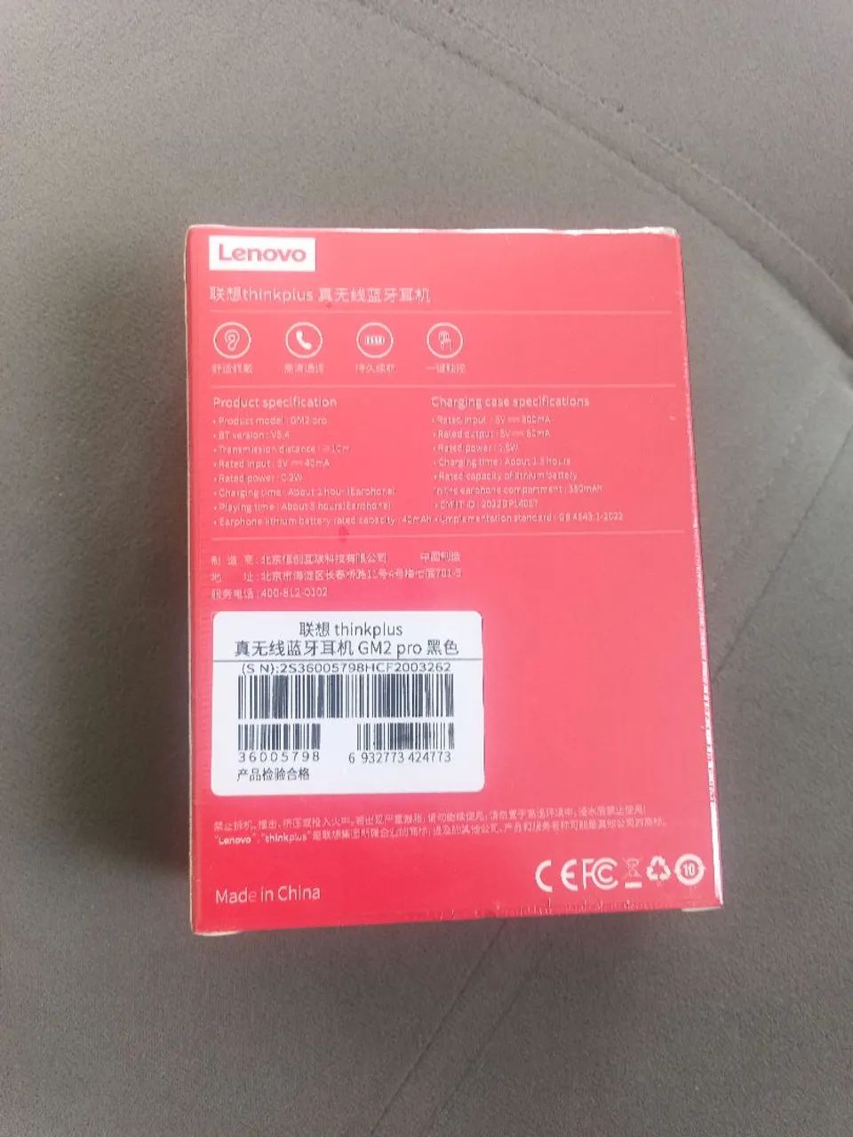 Fone bluetooth Lenovo GM 2 pró  - Foto 3