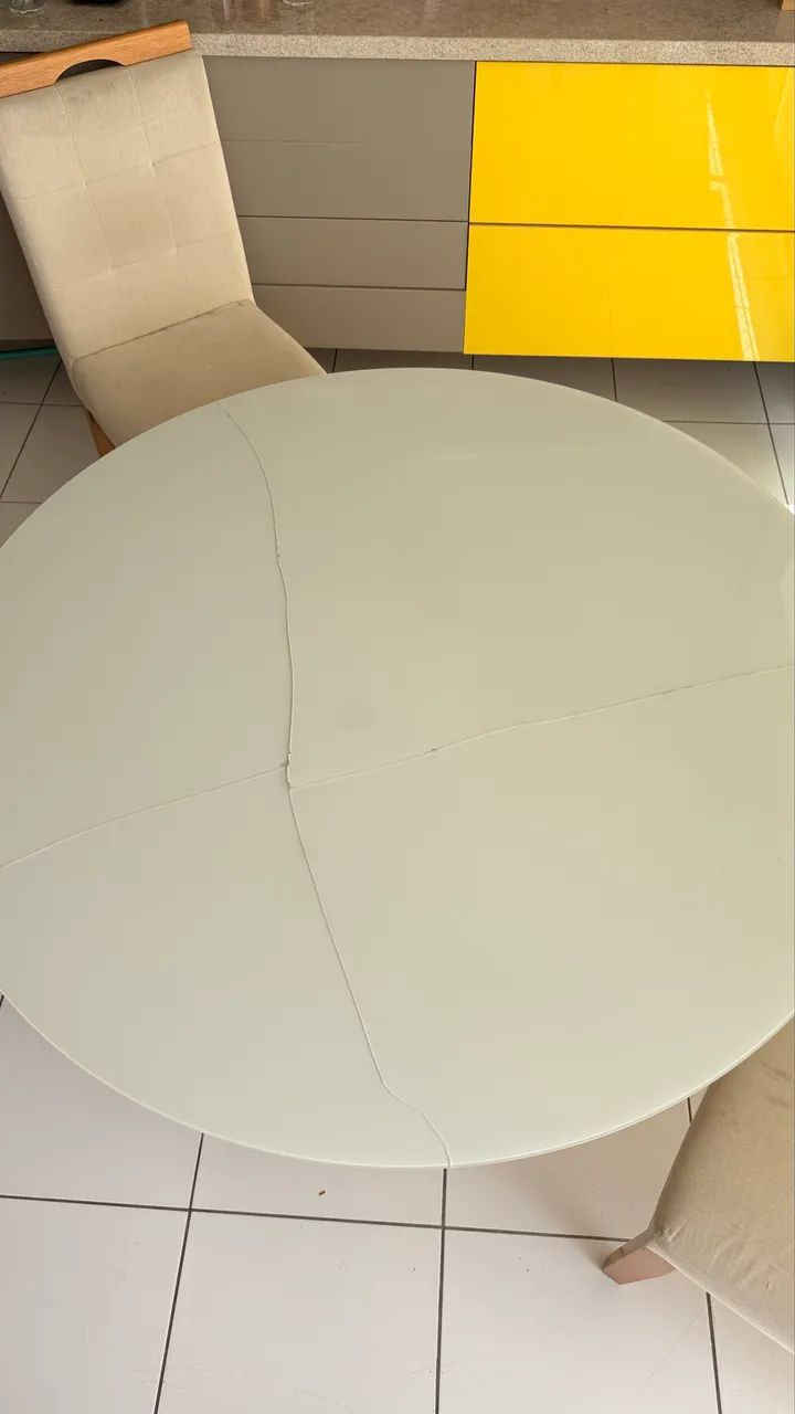 MESA REDONDA COM 4 CADEIRAS  - Foto 5
