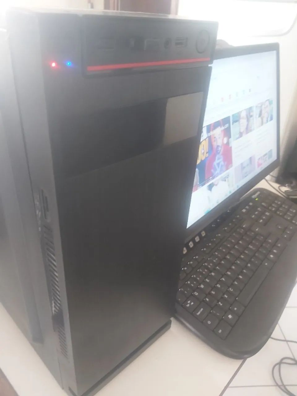 PC Intel Core i3 3250 3.50GHz Memória 4Gb ddr3 HD 320GB Monitor 20  adaptador wireless - Foto 2