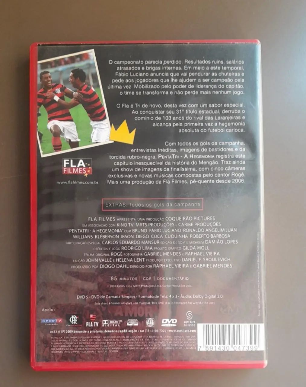 DVD - Flamengo PENTA TRI - A Hegemonia - Foto 2