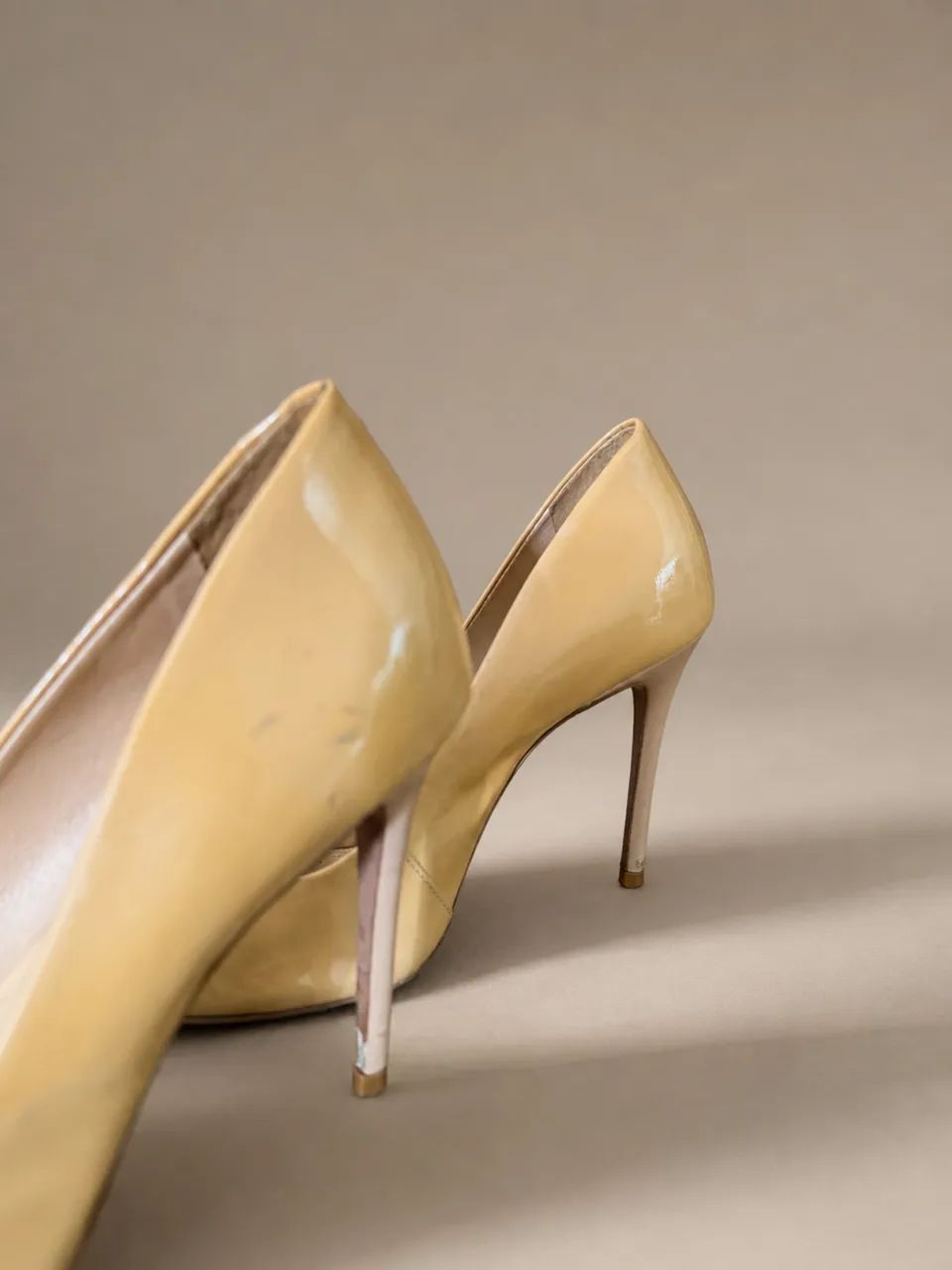 Scarpin schutz couro nude  - Foto 2