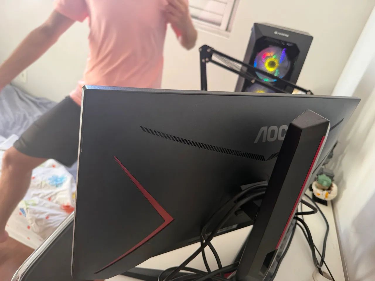 Monitor Gamer AOC 24 polegadas 144 Hz - Foto 4