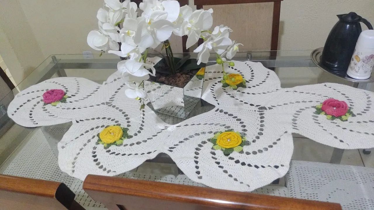 Mesa de vidro , 1.70x90 - Foto 3