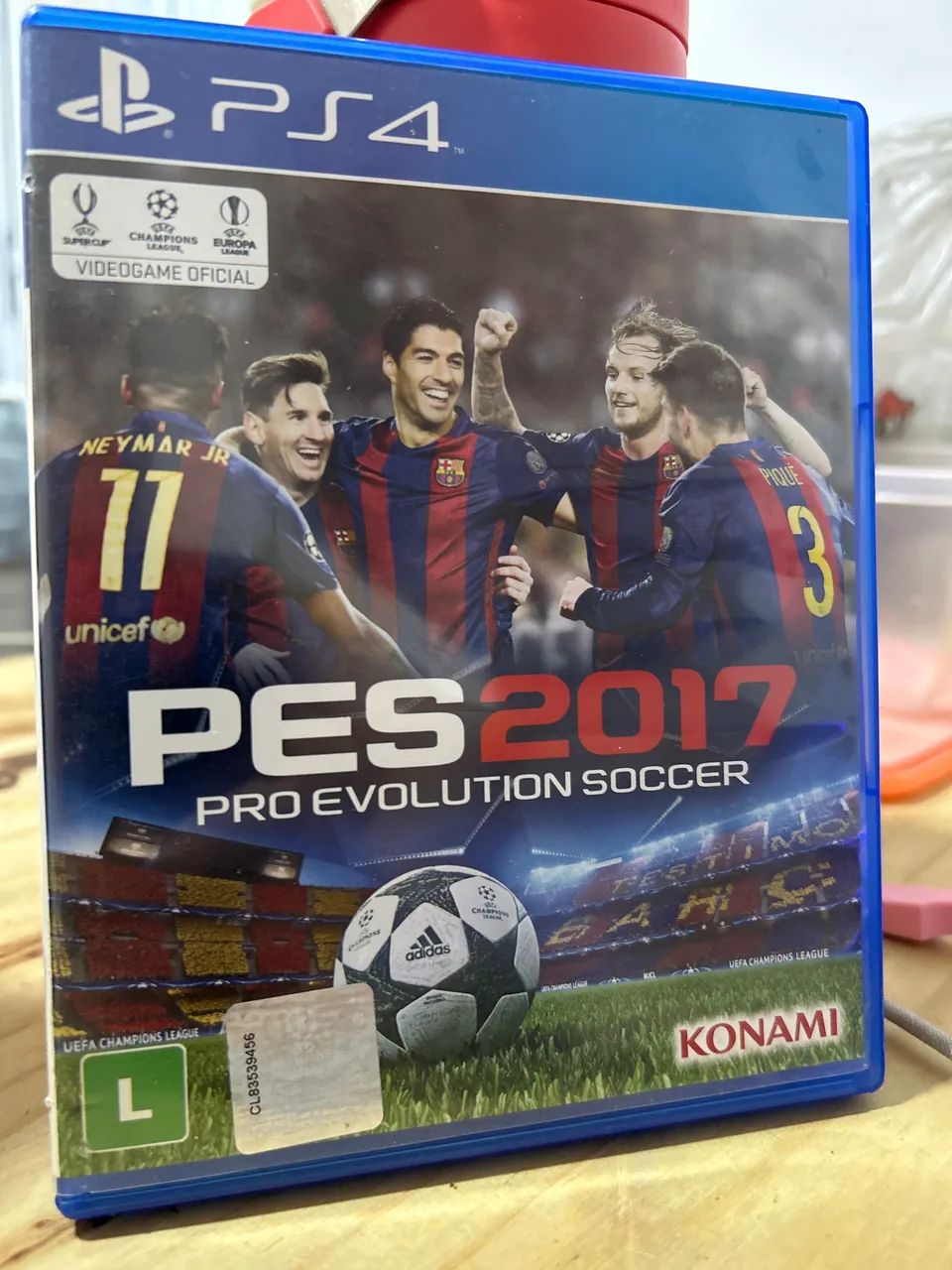 PES2017 para PS4 - Original e em ótimo estado