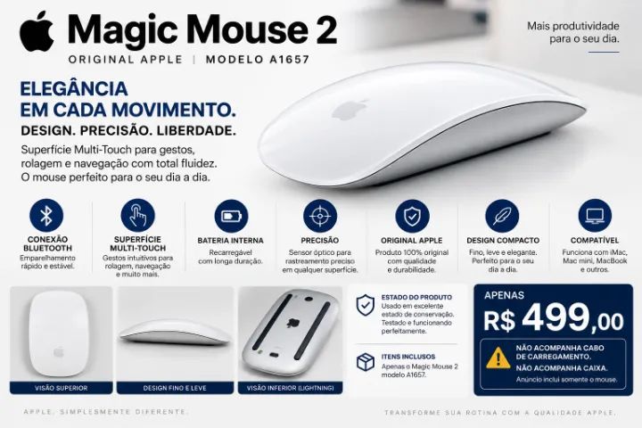 Apple Magic Mouse 2 A1657 Original