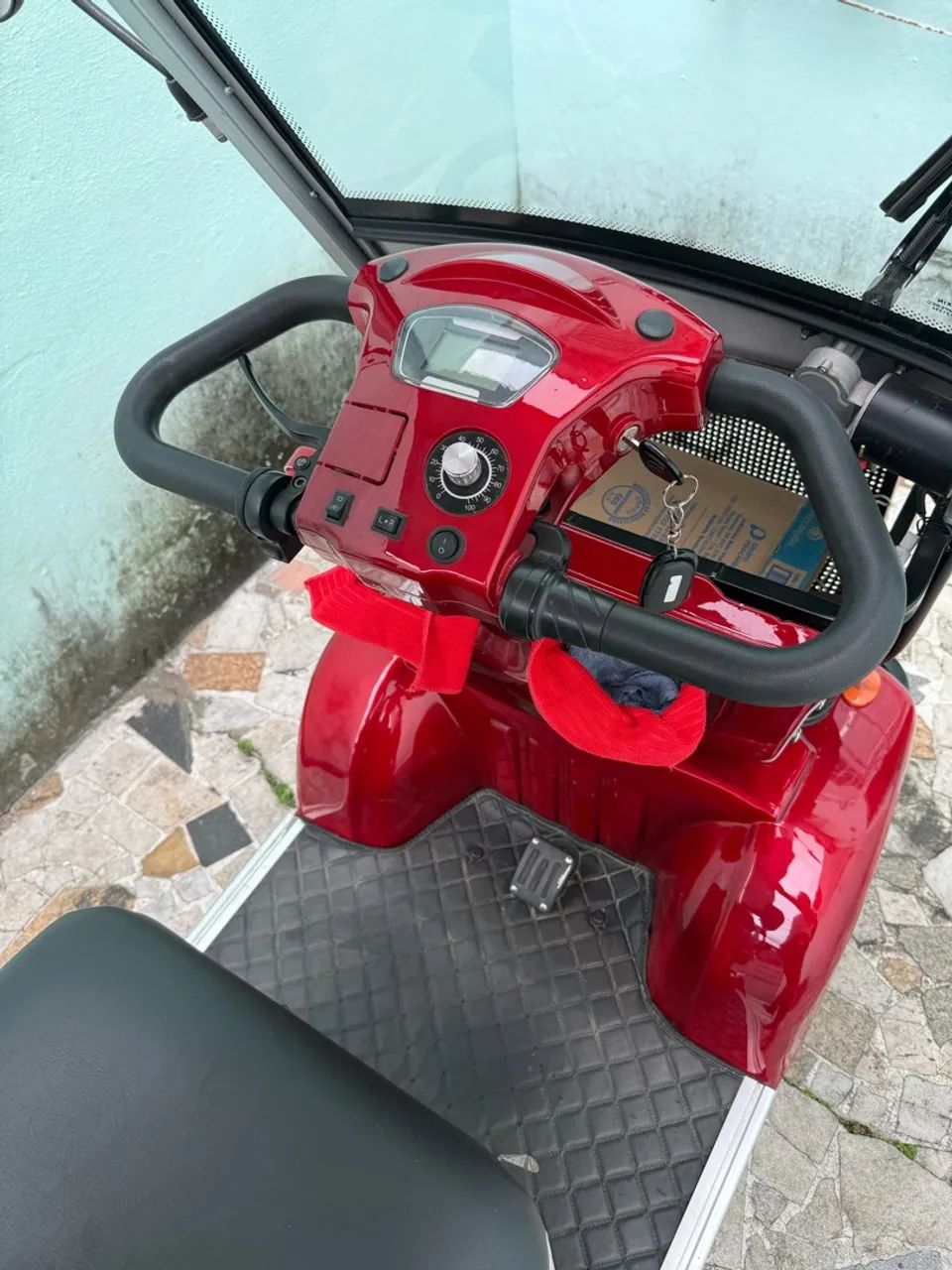 Quadriciclo Elétrico Capota, Autopropelido e 6m de uso - Foto 3