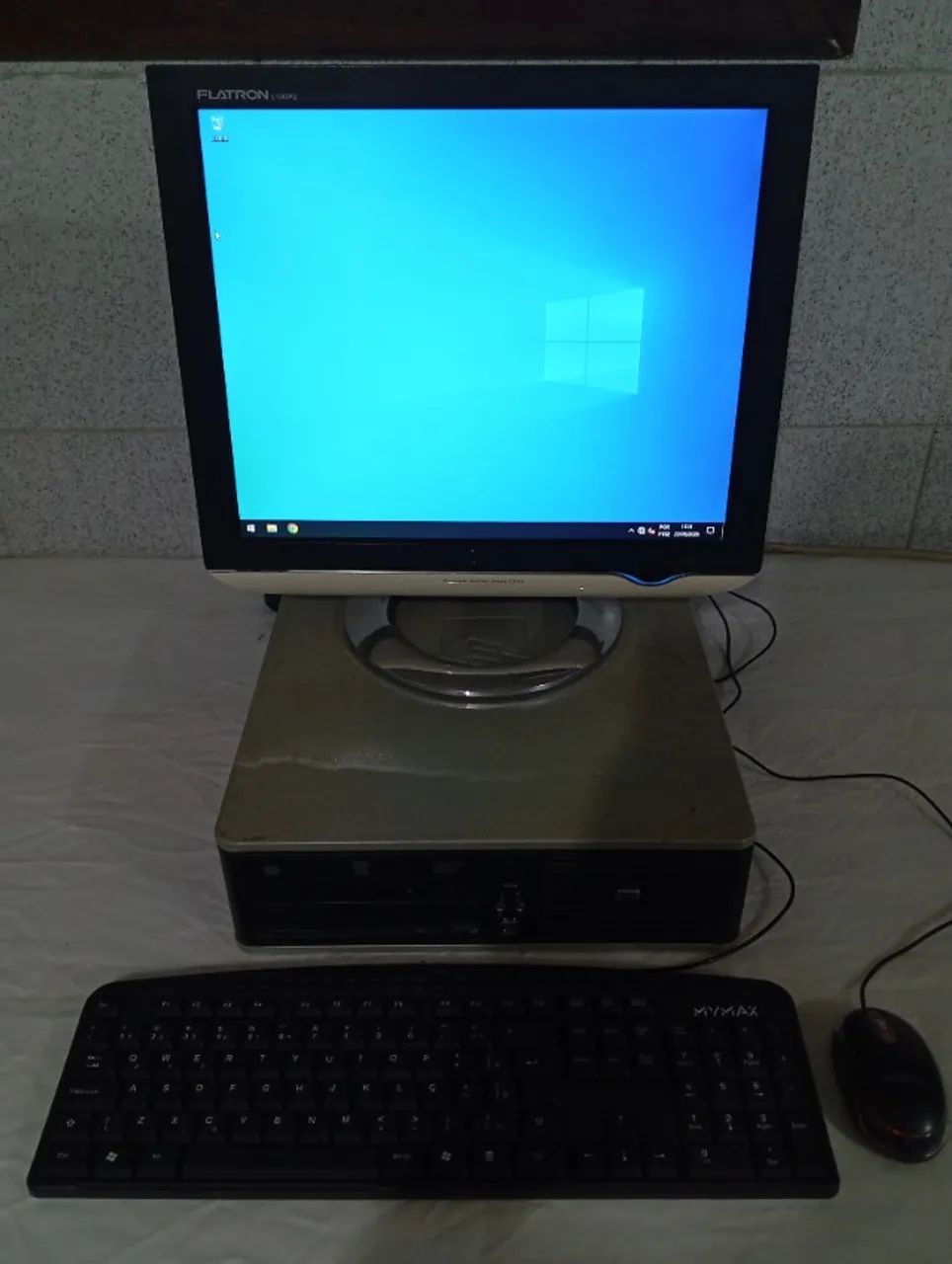 Computador CPU Core 2 Duo 4gb Ram + Monitor 17