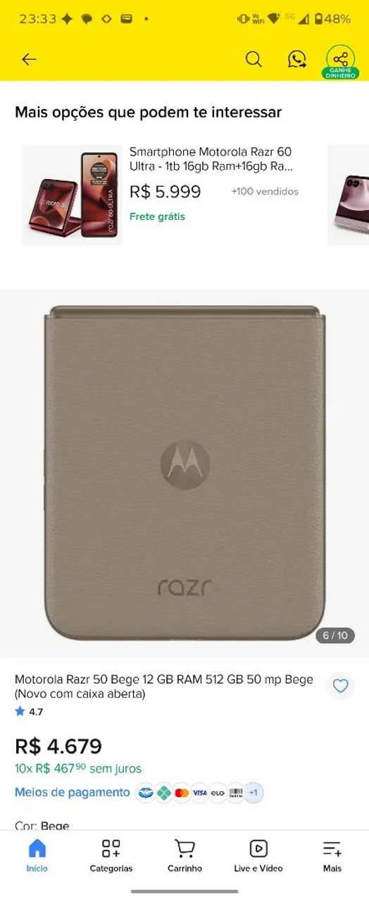 Motorola razr 50 512GB - Foto 2