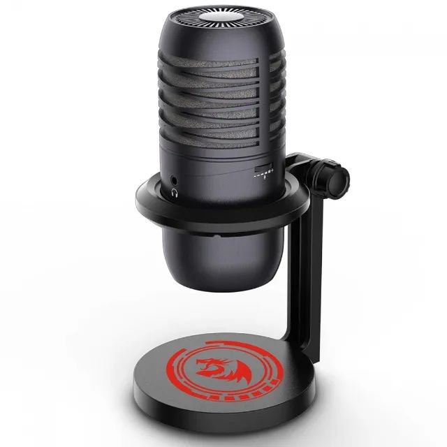  Microfone Gamer Redragon Nebula, LED, Cardióide, USB, Preto, GM211 - WZetta - Foto 3