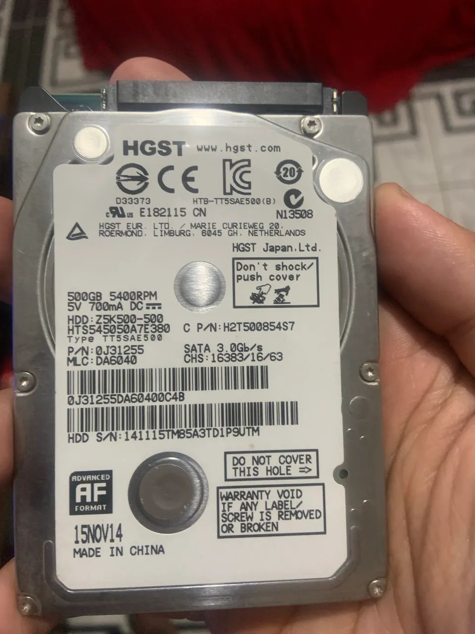 Vende se Hd de 500 gb em perfeito estado